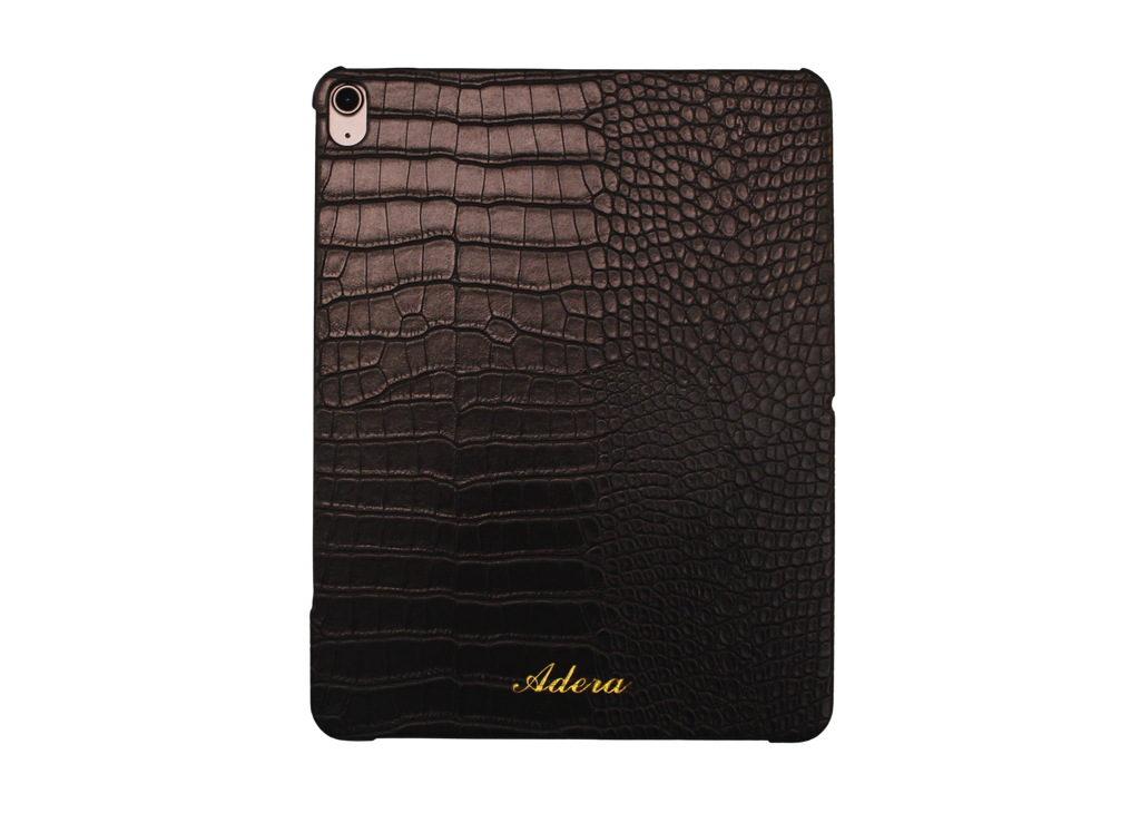 Black Croc iPad Case
