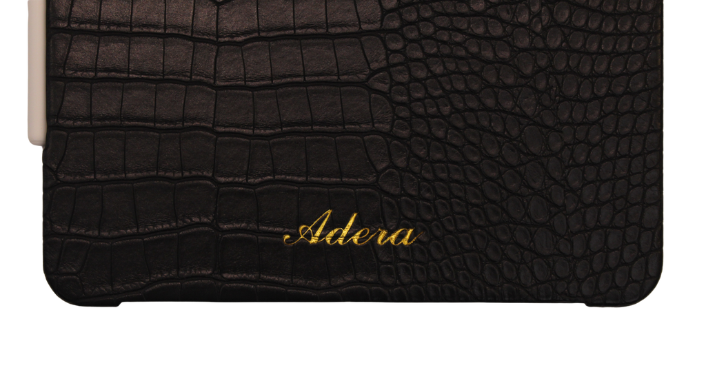 Black Croc iPad Case